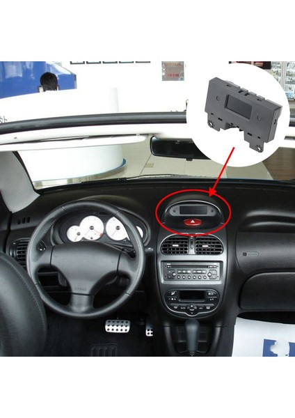 Araba Aleti ve Gösterge Paneli Paneli Peugeot Için Zaman Saati 206 Citroen C2 6155CN (Yurt Dışından) fiyatları