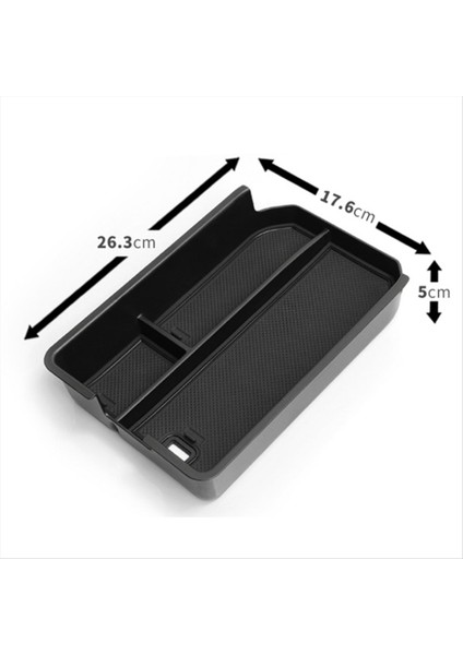 Araba Merkezi Konsol Kolçak Kutusu Saklama Kutusu Toyota Land Cruiser Prado 250 2024 2025 Için Tepsi Aksesuarları Ekleyin (Yurt Dışından) modelleri