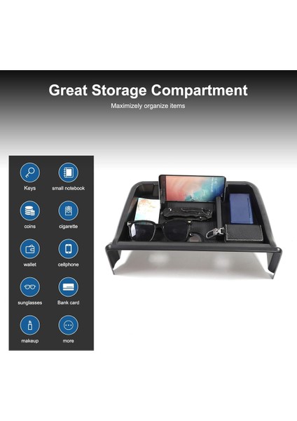 Toyota Grand Highlander 2024 Için Orta Konsol Dash Organizer Ekran Saklama Kutusu Tepsisi Aksesuarları (Yurt Dışından) fırsatları