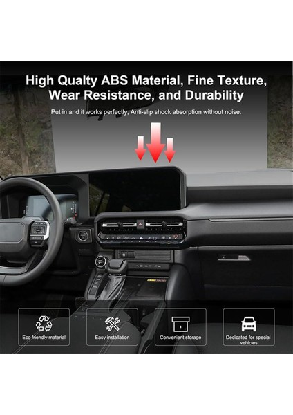 Toyota Land Cruiser Için 250 Prado LC250 2024 Merkez Konsol Organizatörü Ekran Saklama Kutusu Gösterge Tablosu Gizli Tepsisi (Yurt Dışından) indirimleri