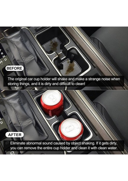 Lexus Gx 550 2024 Silikon Koruma Pedinin Orta Konsol Kupası Tutucu Merkez Konsol Astarı Iç Aksesuarlar (Yurt Dışından) fırsatları