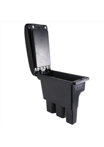 Suzuki Jimny Için USB Bağlantı Noktaları ile Araba Merkezi Koltuk Kutusu Montajı Depolama Kutusu 2019-2023 JB74 Retrofit Parçaları Iç Parçalar (Yurt Dışından) modelleri