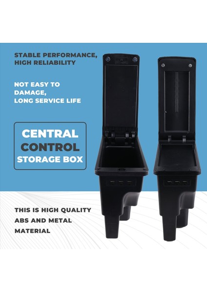 Suzuki Jimny Için USB Bağlantı Noktaları ile Araba Merkezi Koltuk Kutusu Montajı Depolama Kutusu 2019-2023 JB74 Retrofit Parçaları Iç Parçalar (Yurt Dışından) indirimleri