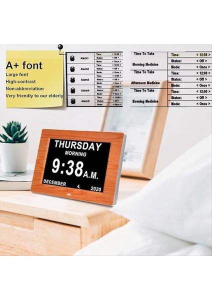 7 Inç Dijital Saat Resim Çerçeve Çalar (Yurt Dışından) modelleri