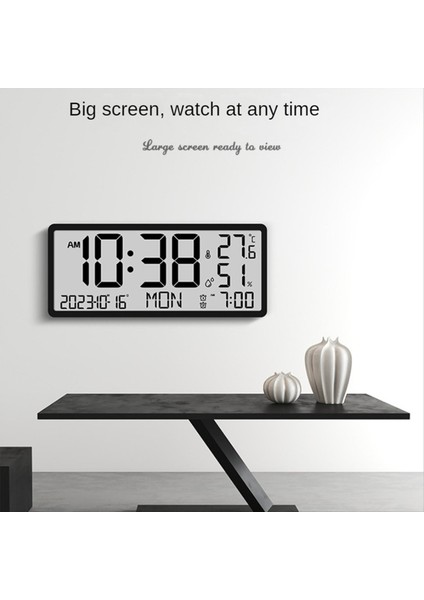 Sıcaklık Sensörü Masaüstü ve Duvar Montaj Müdürü ve Otomatik Ekran Ayarlanabilirliği ile LCD Dijital Çalar Saat (Yurt Dışından) fırsatları