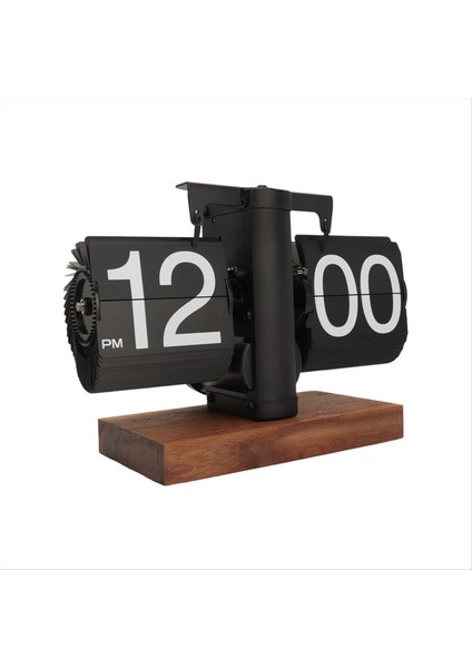 Dijital Flip Saat Retro Otomatik Dönüş Pil Çalışan Mekanik Saat Ev Odası Ofis Dekorasyonu (Yurt Dışından)