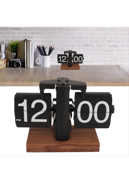 Dijital Flip Saat Retro Otomatik Dönüş Pil Çalışan Mekanik Saat Ev Odası Ofis Dekorasyonu (Yurt Dışından) indirimleri