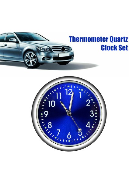Araba Saati Araç Saat Aydınlık Mini Otomobil Dahili Çubuk Dijital Izleme Mekaniği Kuvars Saat Saati Düzeyli Destek Aksesuarları (Yurt Dışından) fırsatları