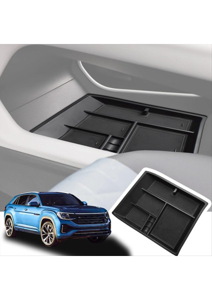 Vw Atlas / Cross Sport 2024 Aksesuarları Için Alt Merkez Konsol Organizatör Saklama Kutusu Tepsisi (Yurt Dışından) fiyatları