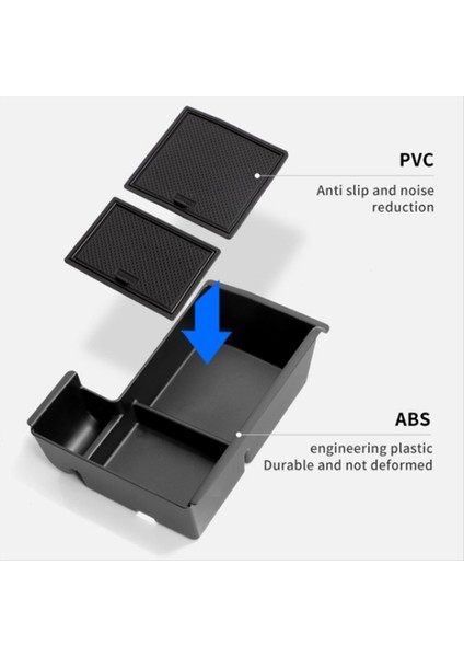 2pcs Araba Merkezi Konsol Saklama Kutusu Byd Seal U Dmı Sealion 6 2025 Rhd Için (Yurt Dışından) fırsatları