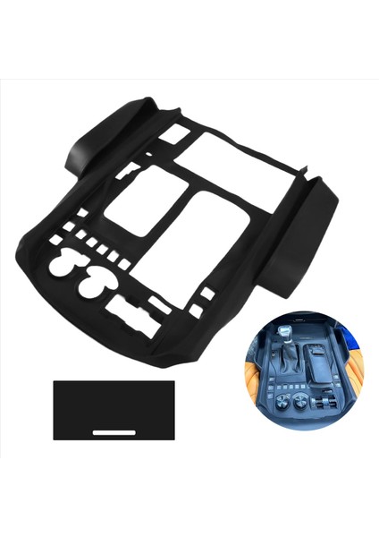 Lexus 570 LX570 Aksesuarları Için Araba Iç Kauçuk Saklama Kutusu Organizatörü 2016-2021 Siyah (Yurt Dışından) fiyatları