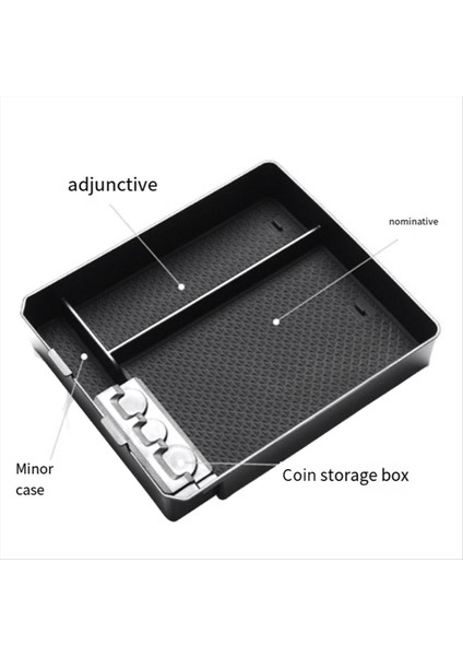 Araba Merkezi Konsol Kolçak Kutusu Saklama Kutusu Toyota Prado 2010-2019 Için Tepsi Aksesuarları Ekle (Yurt Dışından) modelleri