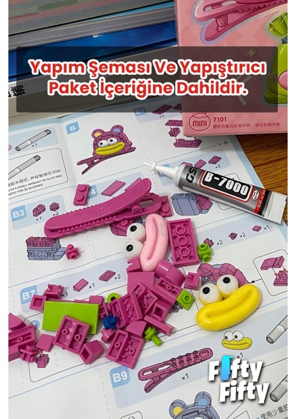 4'lü Saç Toka Seti Önce Birleştir,sonra Tak (2 Paket 4 Adet Gönderilir) Yapı Toka Seti Ff fiyatları