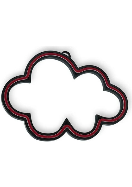 Bulut Neon LED 3D Baskı Kırmızı 25 Cm. fiyatları