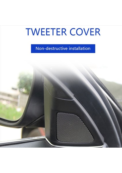 Araba Kapısı Paneli Ses Korsusu Kapak Tweeter Hoparlör Hoparlör Kapağı Trim For-Bmw 5 Seri 520 523 F10 2010-2014 (Yurt Dışından) modelleri