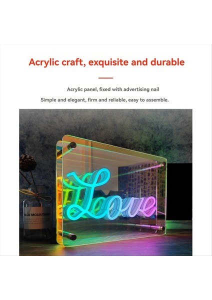 Neon Işaretleri Işıklar 3D LED Masa Lambası Renkli Bin Katman Aynası Atmosfer Aydınlatma Esport Için Doğum Günü Dekorasyonu (Yurt Dışından) fırsatları