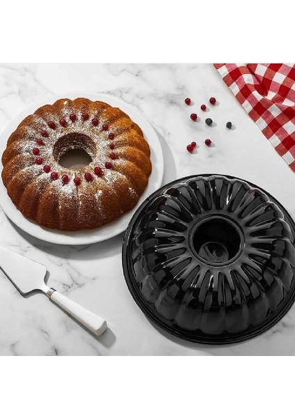 -Doğuş Kek Kalıbı Yanmaz Yapışmaz Emaye 26CM