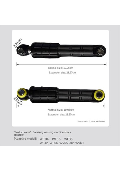 Samsung Çamaşır Makineleri Için 4 Adet Amortisör AP4206426 (Yurt Dışından) modelleri