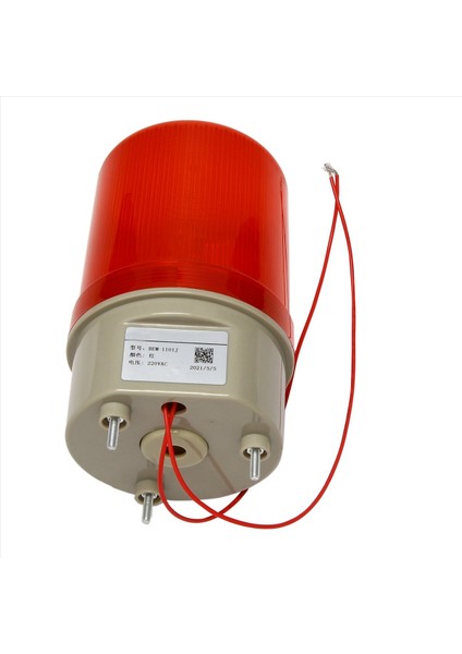 4x Endüstriyel Yanıp Ses Alarm Işığı BEM-1111J 220V Kırmızı LED Uyarı Işıklar Akustik-Optik Alarm Sistemi Dönen Işık (Yurt Dışından) modelleri