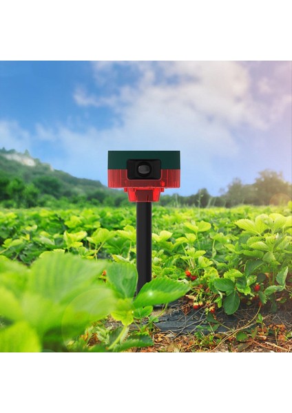 Güneş Dış Mekan Hareket Sensörü Sireni 360 ° Algılama Sireni Hayvan Kovucu Ses Kaydı Hoparlör 129DB (Yurt Dışından)