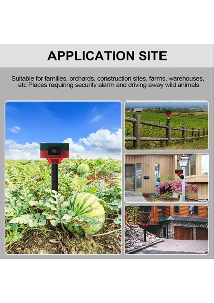Güneş Dış Mekan Hareket Sensörü Sireni 360 ° Algılama Sireni Hayvan Kovucu Ses Kaydı Hoparlör 129DB (Yurt Dışından) indirimleri