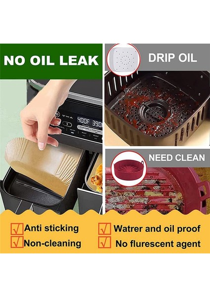 Ninja Foodi Airfryer Mutfak Pişirme Tek Kullanımlık Fırın Kapları Için 200 Adet (Yurt Dışından) indirimleri