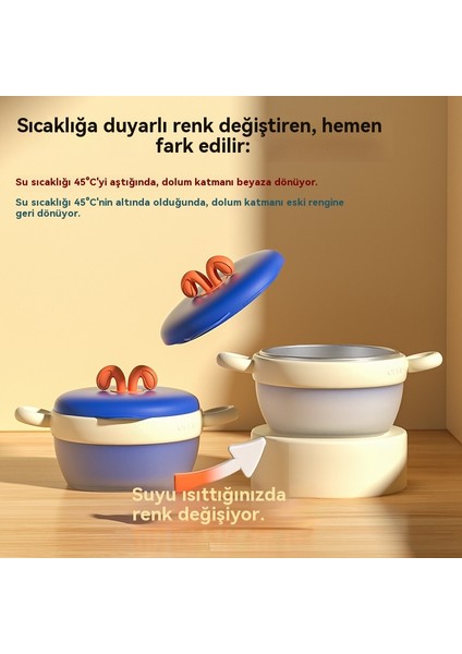 Sıcaklığa Duyarlı Renk Değiştiren Su Doldurulmuş Yalıtımlı Bebek Vantuz Gıda Takviyesi (Yurt Dışından) fiyatları