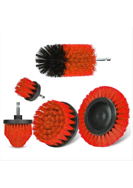 Araç Yıkama Fırçası Disk Fırçası Elektrikli Matkap Temizleme Aracı Kiti Otomobil Yıkama Zemin Mutfak Banyo Küvet Tuvalet Yüzeyi (Yurt Dışından)