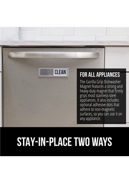 Bulaşık Makinesi Temiz ve Kirli Mıknatıslı Tabela, Ağır Hizmet Tipi Kepenk Mıknatısları (Yurt Dışından) indirimleri