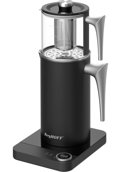 Gem 1.7 Litre Siyah Gümüş Kulplu Çay Makinesi fiyatları