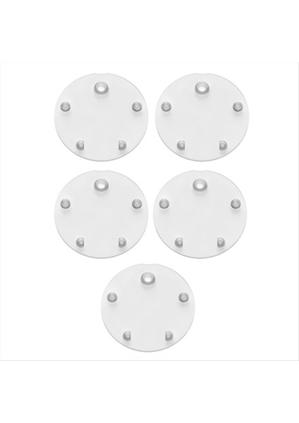 5'li Paket Tuvalet Tankı Silikon Kapak Contası 3 Inç Yedek (Yurt Dışından)