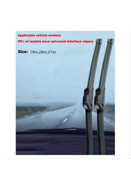 2 Adet Araba Silecek Bıçakları Evrensel U Tipi Yumuşak Kauçuk Kemiksiz Silecek Gürültüyü Azaltma Otomotiv Silecek 20 Inç (Yurt Dışından) modelleri