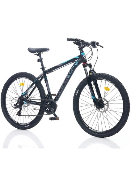 Felix 2.0 Erkek Dağ Bisikleti 381H Md 26 Jant 24 Vites Siyah Mavi Turkuaz