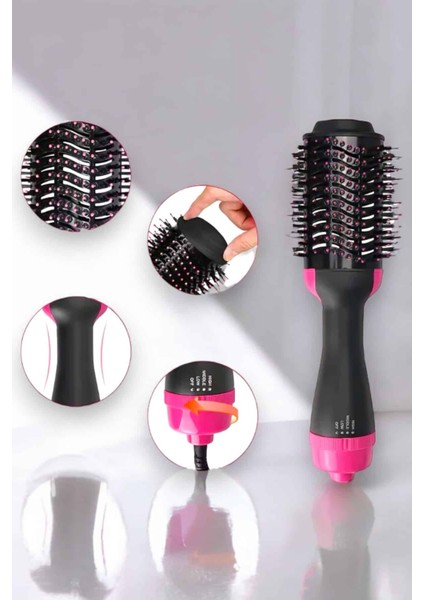 1200 Watt Gücünde Negatif Iyon Teknolojili 3 Isı Kademeli Fön Tarağı - FEİ5285-1919 fiyatları