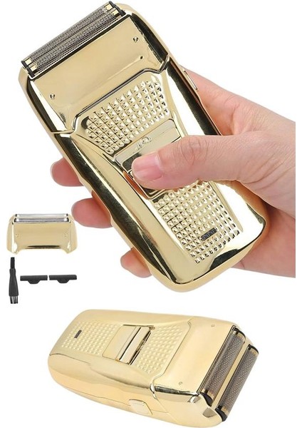 Sakal Kesme Tıraş Makinesi Paslanmaz Çelik Gold Şarjlı - FEİ3170-5302