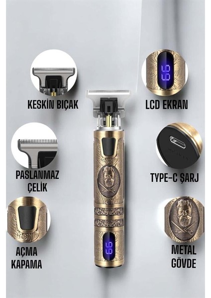 Çizik Tıraş Makinesi Şarjlı Paslanmaz Çelik Bıçaklı Uzun Ömürlü - FEİ3278-9560 modelleri