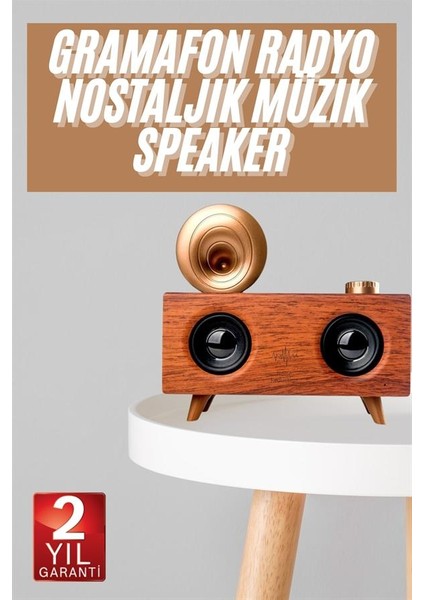 Gramafon Nostaljik Radyo Yüksek Ses Kalitesi USB Tf Kart Aux - FEİ6408-6056 fiyatları