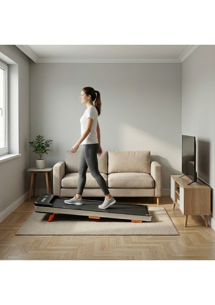 Premium Eğim Ayarlı Yürüyüş ve Koşu Bandı - 1.5 Hp, LCD Gösterge, 110 kg Kapasite