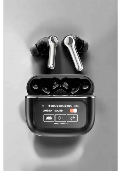 Yeni Nesil Bluetooth Kulaklık Ekranlı Yüksek Ses Kaliteli Uzun Şarj Süreli - FEİ3491-9112 fırsatları