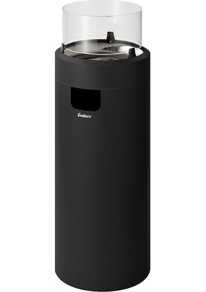 Nova LED Gazlı Ateş Çukuru Siyah Firepit