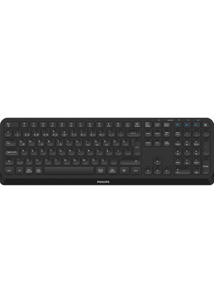 SPT6407 Bluetooth Kablosuz Türkçe Q Klavye Mouse Seti Siyah modelleri