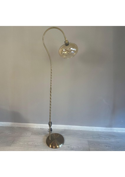 Solvia Cam Bal Rengi Soru Işareti Gövde Lambader Modern Oturma Odası Uyumlu modelleri