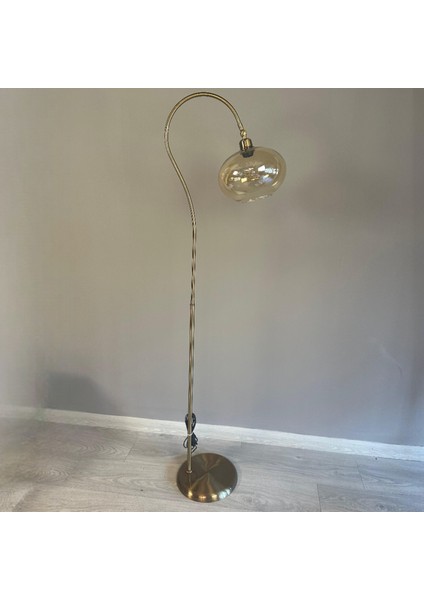 Solvia Cam Bal Rengi Soru Işareti Gövde Lambader Modern Oturma Odası Uyumlu fırsatları