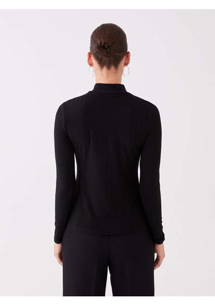 Yeni Sezon Dik Yaka Düz Uzun Kollu Kadın Tişört indirimleri