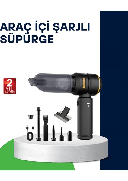 Kablosuz Şarjlı Araç Içi ve Küçük Alanlar Için Güçlü Vakumlu Süpürge - FEİ1902-8274