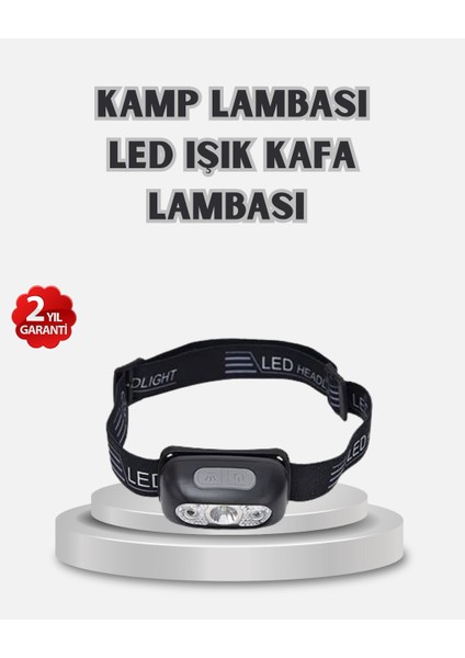 Gece Balıkçılığı Için Ultra Parlak Şarjlı Kafa Lambası | 4 Işık Modu + - FEİ9077-590