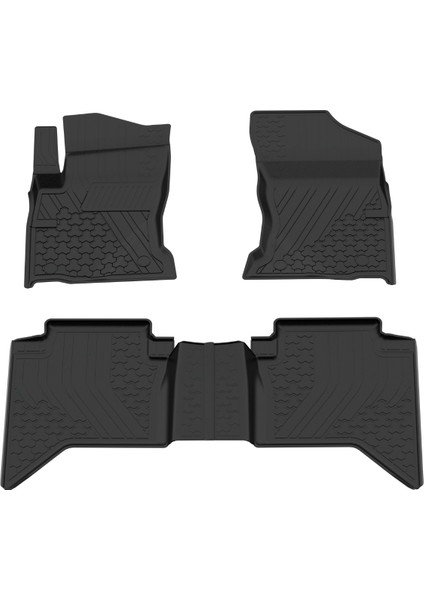 Toyota Hilux 2015+ Uyumlu Lux Seri Sahler Araca Özel 4.5d Havuzlu Oto Paspas - Hilux modelleri