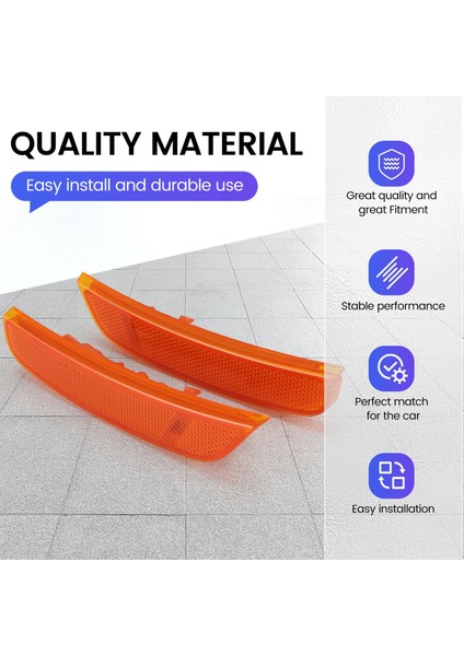 1paır Ön Sol Sağı Tampon Yan Markeri Işık Lambası Plastik 68476819AA 68476818AA Dodge Durango Için 2021-2023 (Yurt Dışından) indirimleri