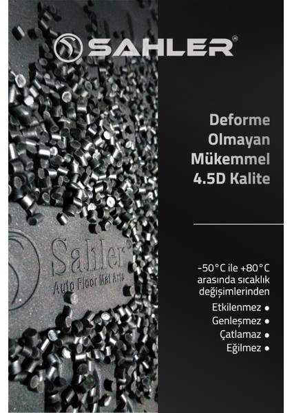 Renault Megane 4 Sedan Sahler Paspas liner 3D bagaj havuzu Set