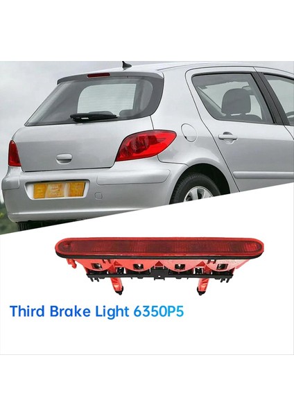 Peugeot 307 Hatchback 307SW 2001-2008 Için Araba Arka Seviyeli Fren Lambası 6350P5 Ek 3 Üçüncü Durak Kuyruk Lambası (Yurt Dışından) fiyatları